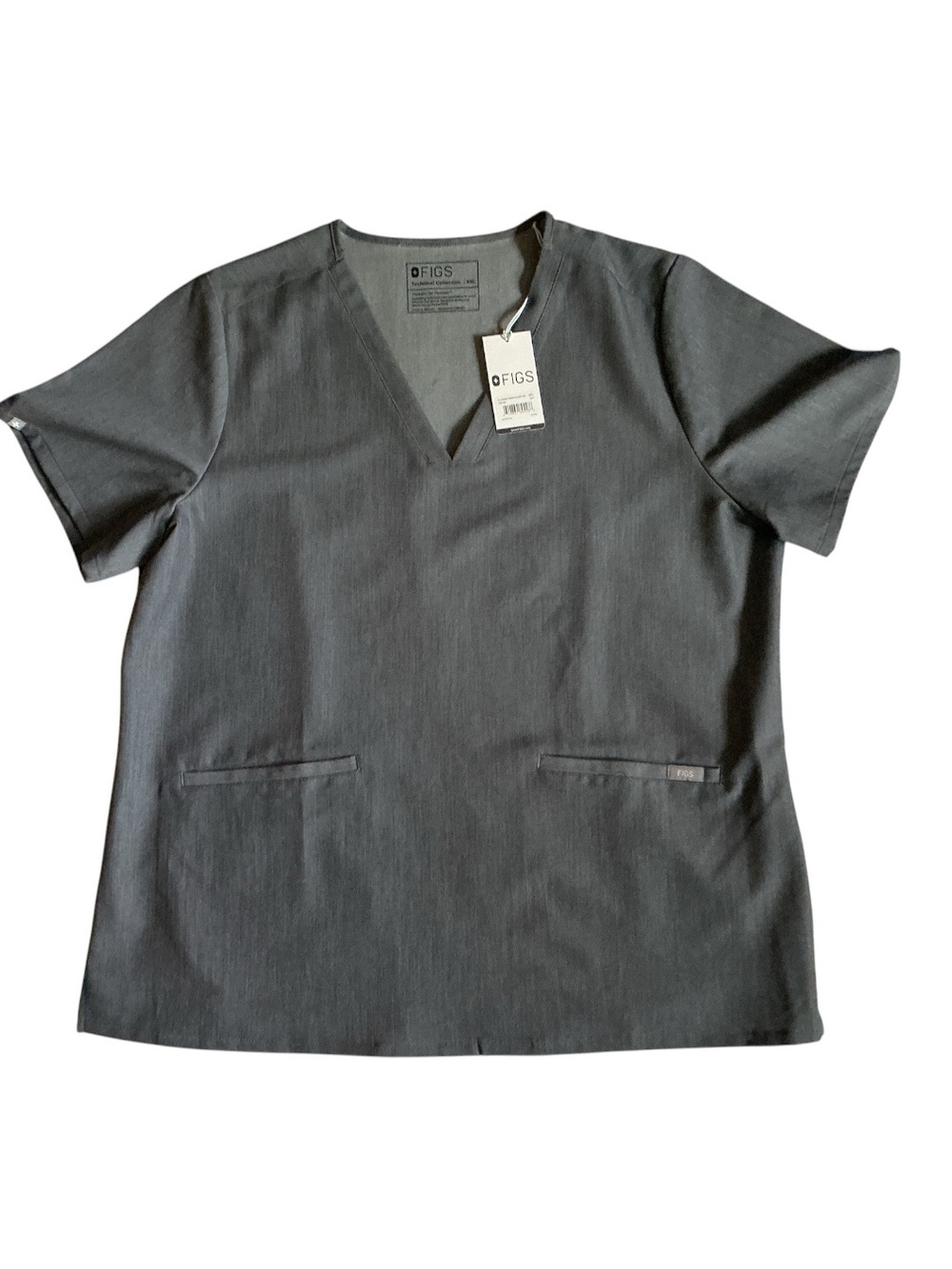 FIGS Casma Three Pocket Women’s Scrub Top Short Sleeve V-Neck XXL NWT